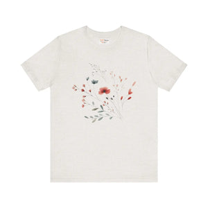 Floral Print Unisex Tee - Nature Lovers Comfort - Dipaliz - T-shirts