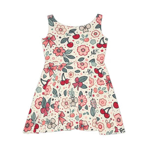Vibrant Floral Print Skater Dress for Summer Celebrations - Dipaliz - Dresses