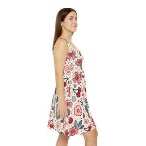 Vibrant Floral Print Dress – Summer Celebrations - Dipaliz - Dresses - Xs