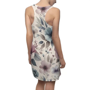 Stunning Floral Print Racerback Dress for Elegant Summer Fashion - Dipaliz - Dresses