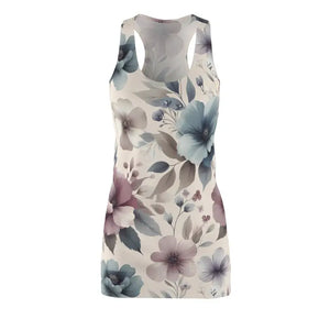 Stunning Floral Print Racerback Dress for Elegant Summer Fashion - Dipaliz - Dresses