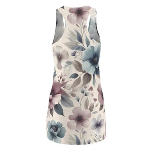 Stunning Floral Print Racerback Dress for Elegant Summer Fashion - Dipaliz - Dresses