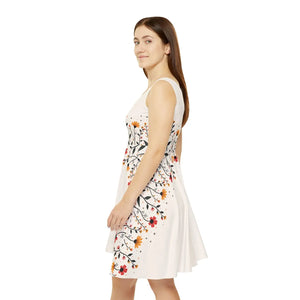 Women’s Skater Dress – Floral Spring Wedding - Dipaliz - Dresses - Xs