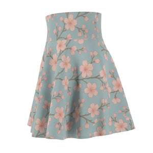Vibrant Floral Print Skater Skirt - Summer Must-have - Dipaliz - Skirts