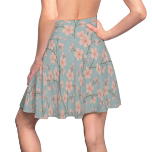 Vibrant Floral Print Skater Skirt - Summer Loungewear - Dipaliz - Skirts - Xs