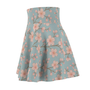 Vibrant Floral Print Skater Skirt - Summer Loungewear - Dipaliz - Skirts - Xs
