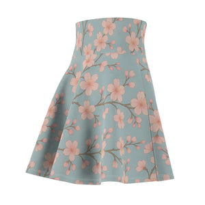 Vibrant Floral Print Skater Skirt - Summer Loungewear - Dipaliz - Skirts - Xs