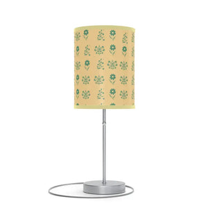 Floral Print Lamp on a Stand - Modern Steel Design - Dipaliz - Lamps