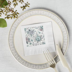 Printed Cocktail Napkins – Floral Splendor - Dipaliz - Paper