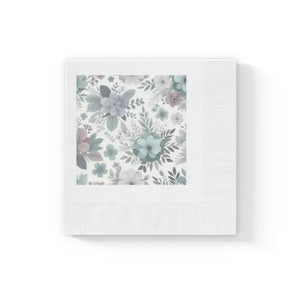 Floral Printed Cocktail Napkins - Vibrant Party Decor - Dipaliz - Paper