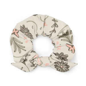 Eco Chic Floral Scrunchie - Recycled Polyester - Dipaliz - Ponytail Holders