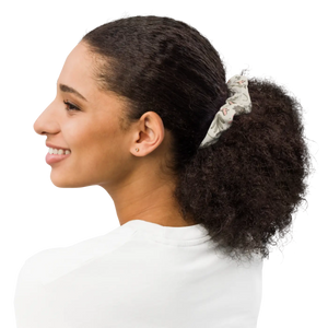 Eco Chic Floral Scrunchie - Recycled Polyester - Dipaliz - Ponytail Holders