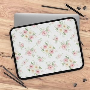 Pastel Laptop Sleeve Rose Garden Neoprene - Dipaliz - Sleeves