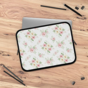 Pastel Laptop Sleeve Rose Garden Neoprene - Dipaliz - Sleeves