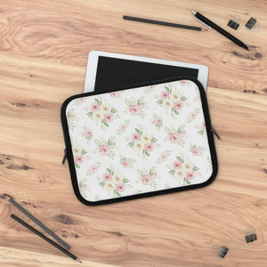 Pastel Laptop Sleeve Rose Garden Neoprene - Dipaliz - Sleeves