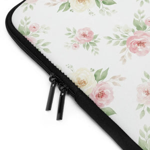 Pastel Laptop Sleeve Rose Garden Neoprene - Dipaliz - Sleeves