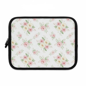 Pastel Laptop Sleeve Rose Garden Neoprene - Dipaliz - Sleeves