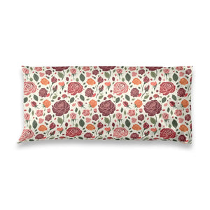 Soft-edged petal tones on the DipaliZ botanical rose pillowcase