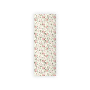 Smooth Satin Finish Wrapping Paper Rose Print - Dipaliz - 28’’ x 79’’