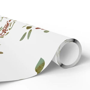 Rose Wrapping Paper Watercolor Floral Gift Wrap - Dipaliz