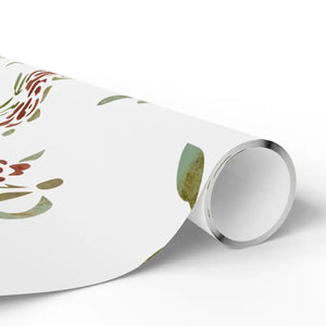 Rose Wrapping Paper Watercolor Floral Gift Wrap - Dipaliz