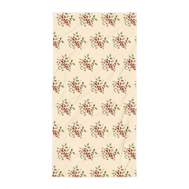 Cozy Up with Dipaliz Floral Roses Polyester Beach Towel - Towels