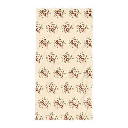 Cozy Up with Dipaliz Floral Roses Polyester Beach Towel - Towels