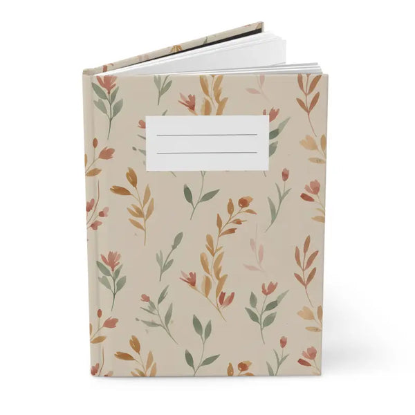 Floral Scribbles Hardcover Journal - Botanical Notebook - Dipaliz - Paper Products