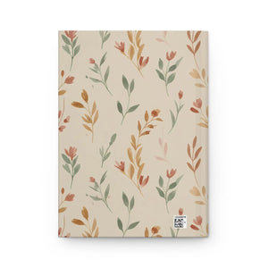 Floral Scribbles Hardcover Journal Botanical Notebook Dipaliz - Journals