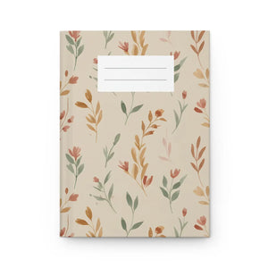 Floral Scribbles Hardcover Journal Botanical Notebook Dipaliz - Journals