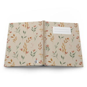 Floral Scribbles Hardcover Journal Botanical Notebook Dipaliz - Journals
