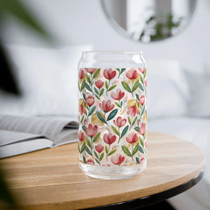 Vibrant Floral Sipper - Eco-friendly Bamboo Lid - Dipaliz - Tumblers