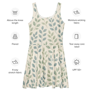 Floral Skater – Premium Cotton Party - Dipaliz - Dresses - Xs