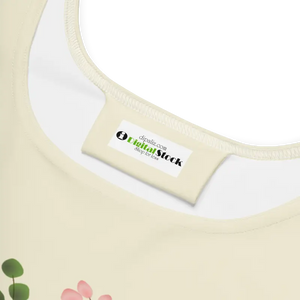 Wild Flowers Skater Dress Flared Skirt Floral Print - Dipaliz - Dresses