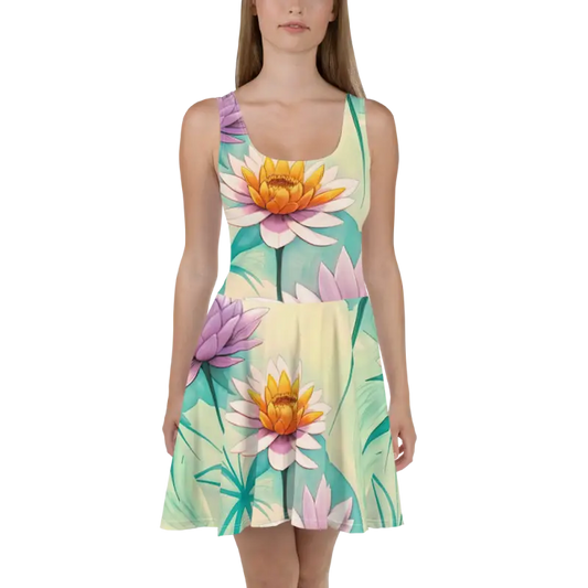 Turn Heads in the Dipaliz Floral Skater Dress Today! - Xs