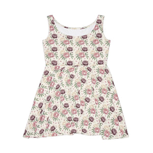 Floral Skater Dress - Vintage Rose Occasion | Dipaliz DipaliZ Floral Skater Dress - Vintage Rose Occasion | Dipaliz DipaliZ