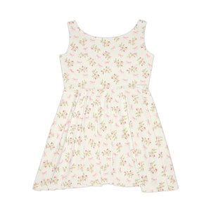 Floral Skater Dress – Organic Cotton Summer - Dipaliz - Dresses