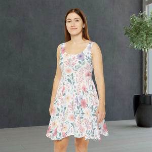 Floral Skater Dress – Stay Cool Spring Style - Dipaliz - Dresses - Xs