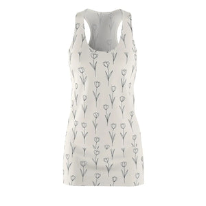 Tulip Sketch Racerback Dress – Cotton Blend - Dipaliz - Dresses - Xs