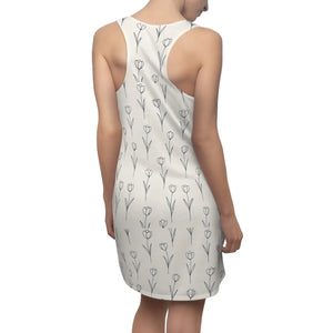 Tulip Sketch Racerback Dress – Cotton Blend - Dipaliz - Dresses - Xs