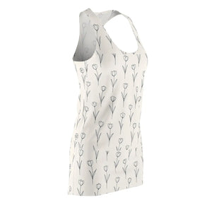 Tulip Sketch Racerback Dress – Cotton Blend - Dipaliz - Dresses - Xs