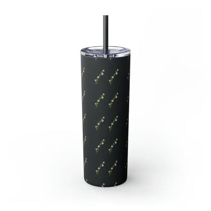 Floral Skinny Tumbler with Matching Straw Magic - Mug