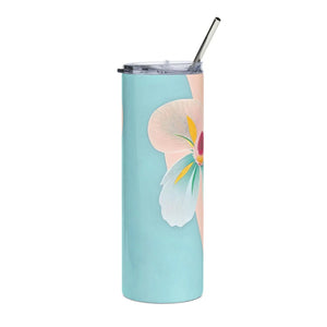 Floral Skinny Tumbler - Tapered Shape 20oz - Dipaliz - Tumblers