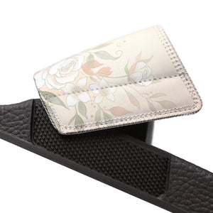 Floral Slide Sandals, Women’s Removable- Strap Summer Slides