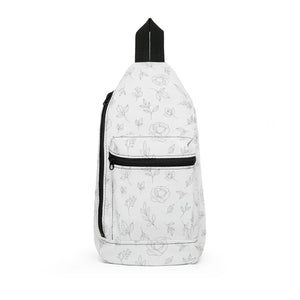 Floral Sling Bag - Lightweight Polyester Crossbody - Dipaliz - Cross Body Bags