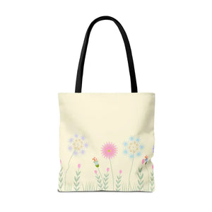 Tote Bag - Spring Blooms Laminated Interior - Dipaliz - Bags