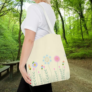 Tote Bag - Spring Blooms Laminated Interior - Dipaliz - Bags