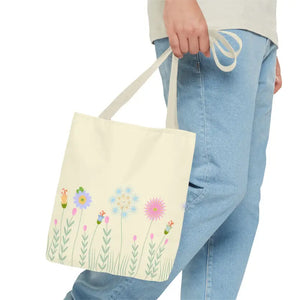 Tote Bag - Spring Blooms Laminated Interior - Dipaliz - Bags