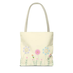 Tote Bag - Spring Blooms Laminated Interior - Dipaliz - Bags