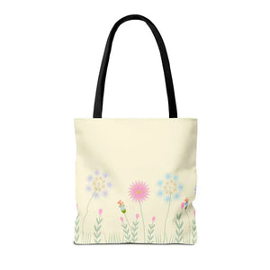 Tote Bag - Spring Blooms Laminated Interior - Dipaliz - Bags